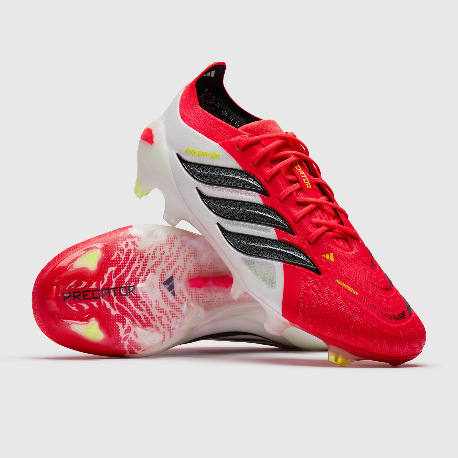 Adidas Predator Elite Firm Ground Lucid Red Core Black Ftwr White Adult Boots