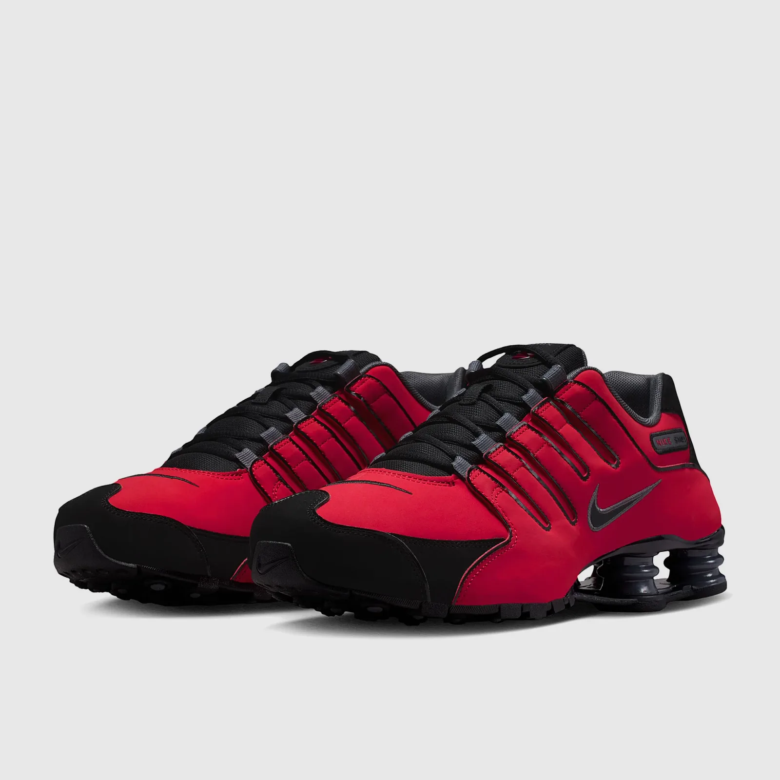 University Red Black Dark Grey Trainers