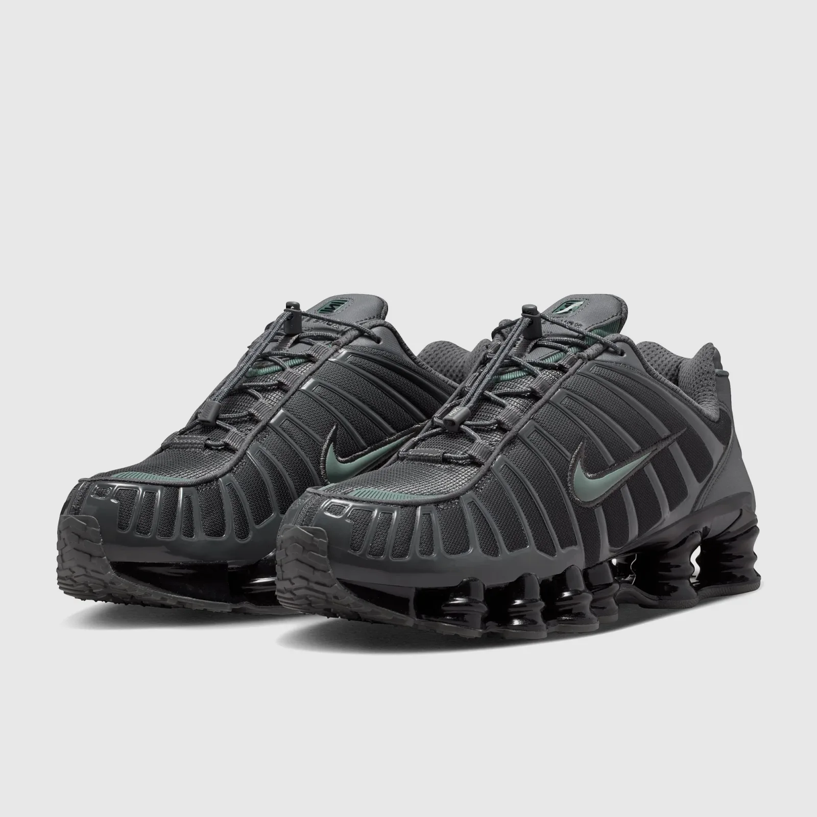 Iron Grey Clay Green Black Trainers