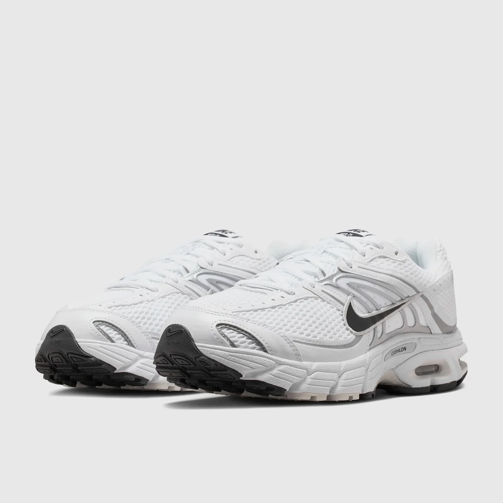 White Black Metallic Silver Photon Dust Trainers