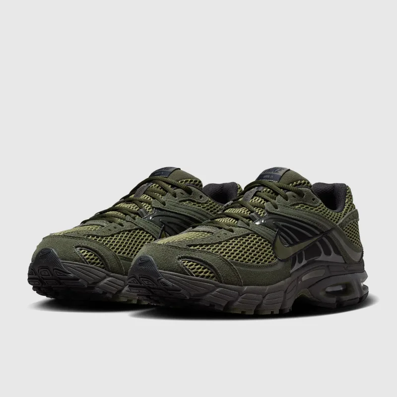Sequoia Cargo Khaki Black Newsprint Trainers