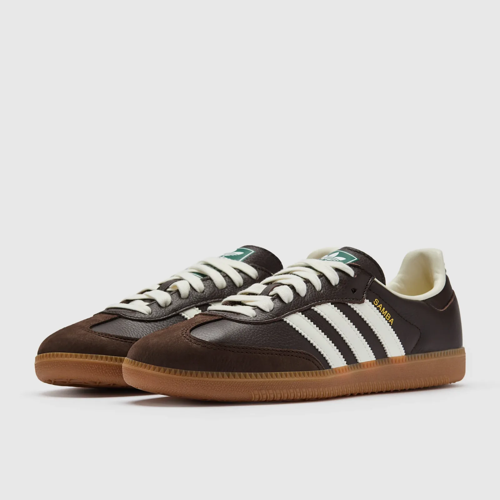 Dark Brown Off White Gum Trainers