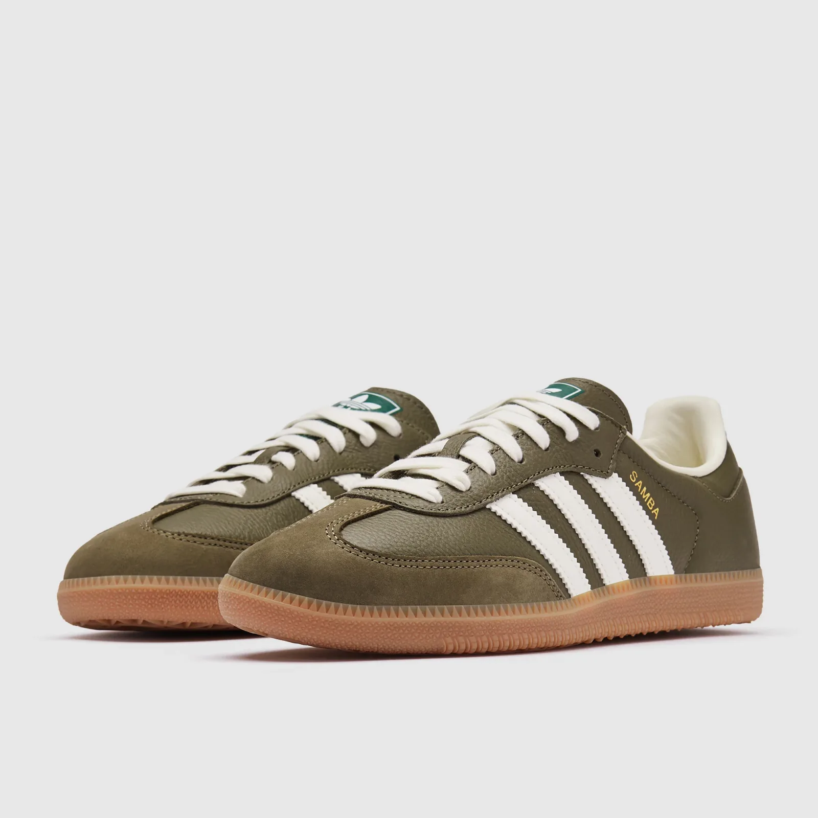 Medium Dark Khaki Off White Gum Trainers