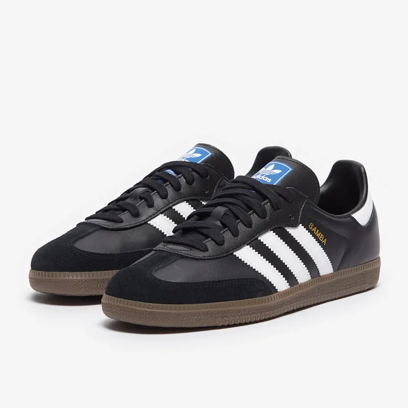 Mens Shoes Adidas Originals Samba Og Core Black White B75807