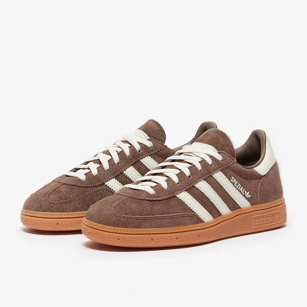 Adidas Originals Womens Handball Spezial Earth Strata Off White Gum 2 Trainers