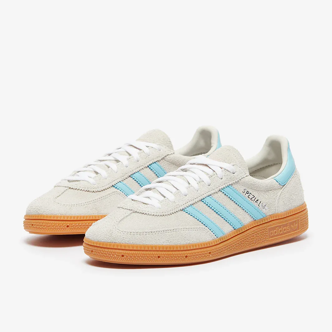 Adidas Originals Womens Handball Spezial Aluminum Clear Sky Gum Trainers