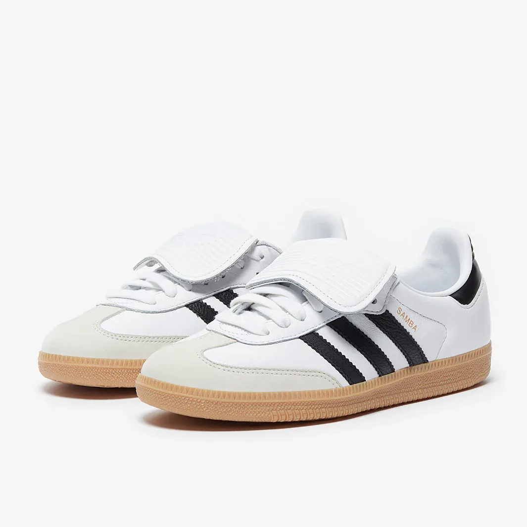 Adidas Originals Womens Samba Lt Ftw White Core Black Gold Metallic Trainers