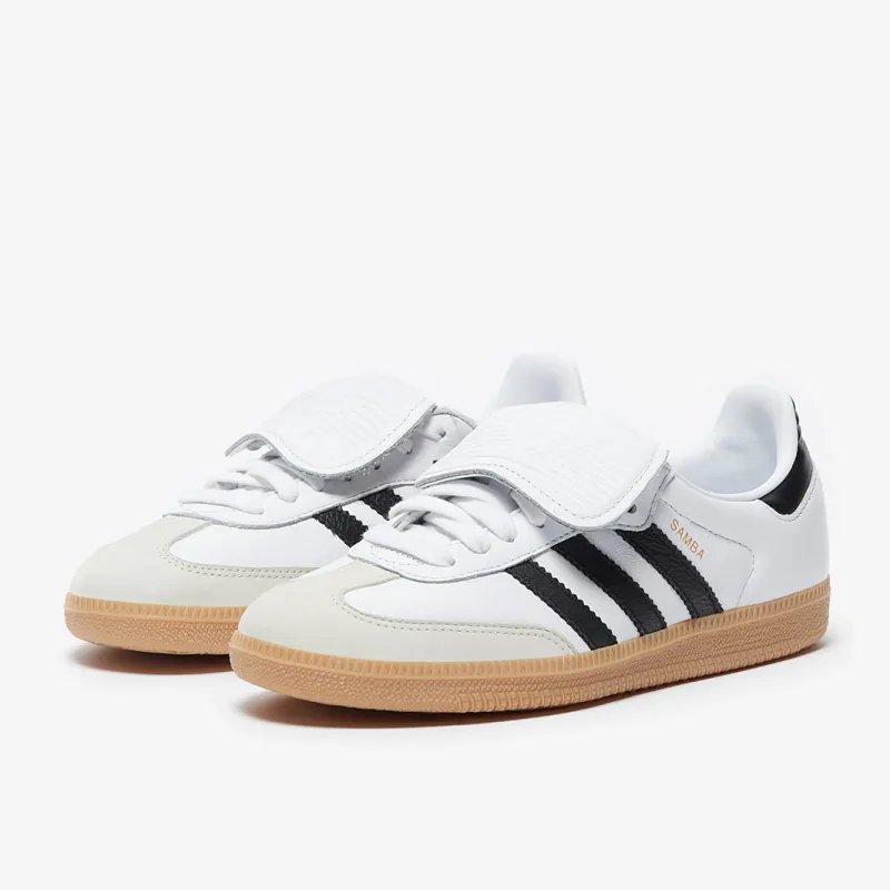 Adidas Originals Womens Samba Lt Ftw White Core Black Gold Metallic Trainers