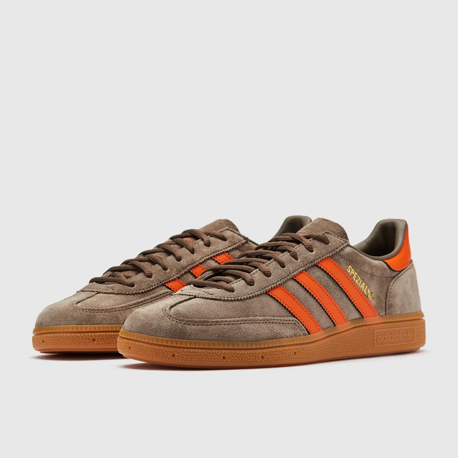 Cargo Brown Orange Gold Metallic Trainers