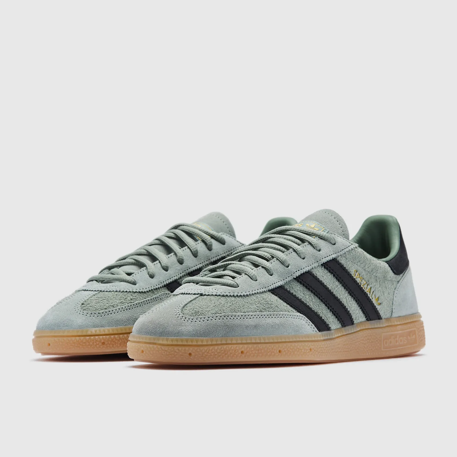 Silver Green Core Black Gum Trainers
