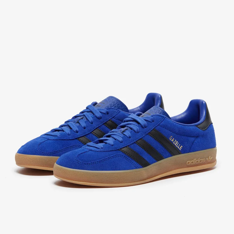 Lucid Blue Core Black Gold Metallic Trainers