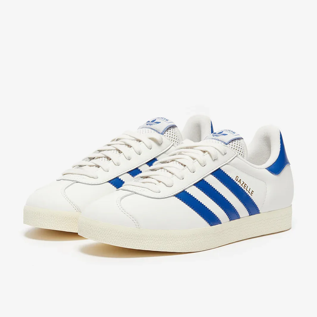 Core White Royal Blue Cream White Trainers