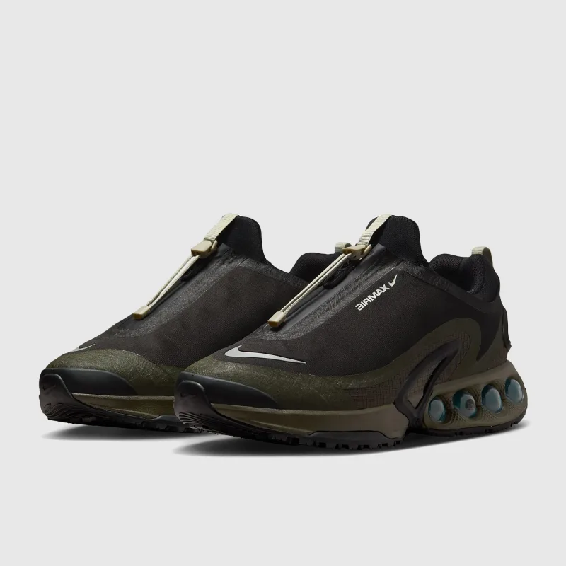Black Metallic Silver Cargo Khaki Trainers