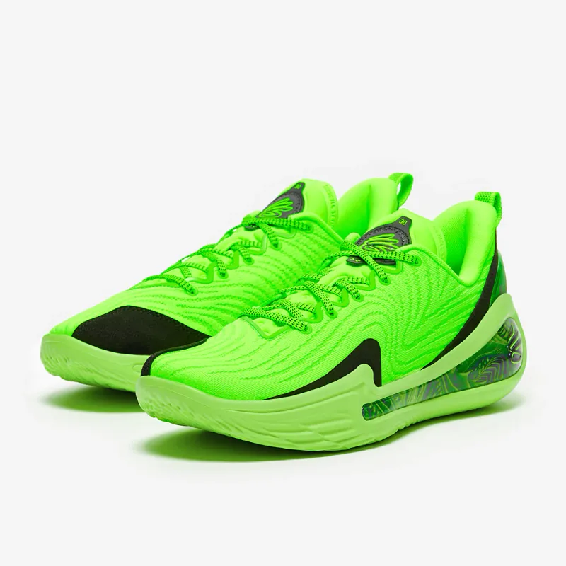 Black Hyper Green Trainers