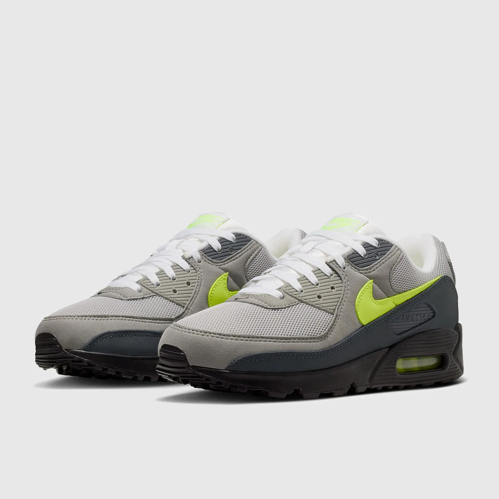 Black Neon Yellow Anthracite Trainers