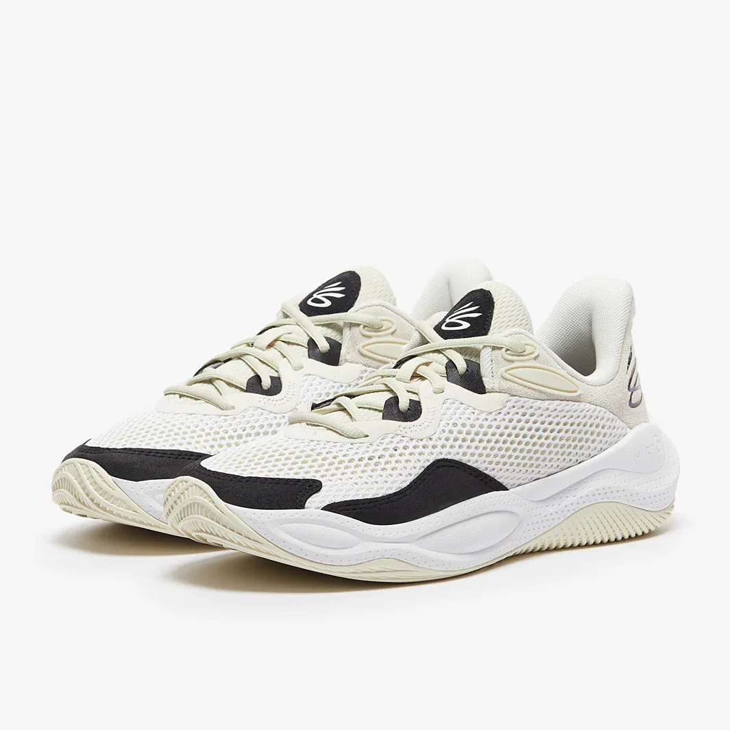 White Summit White Black Trainers