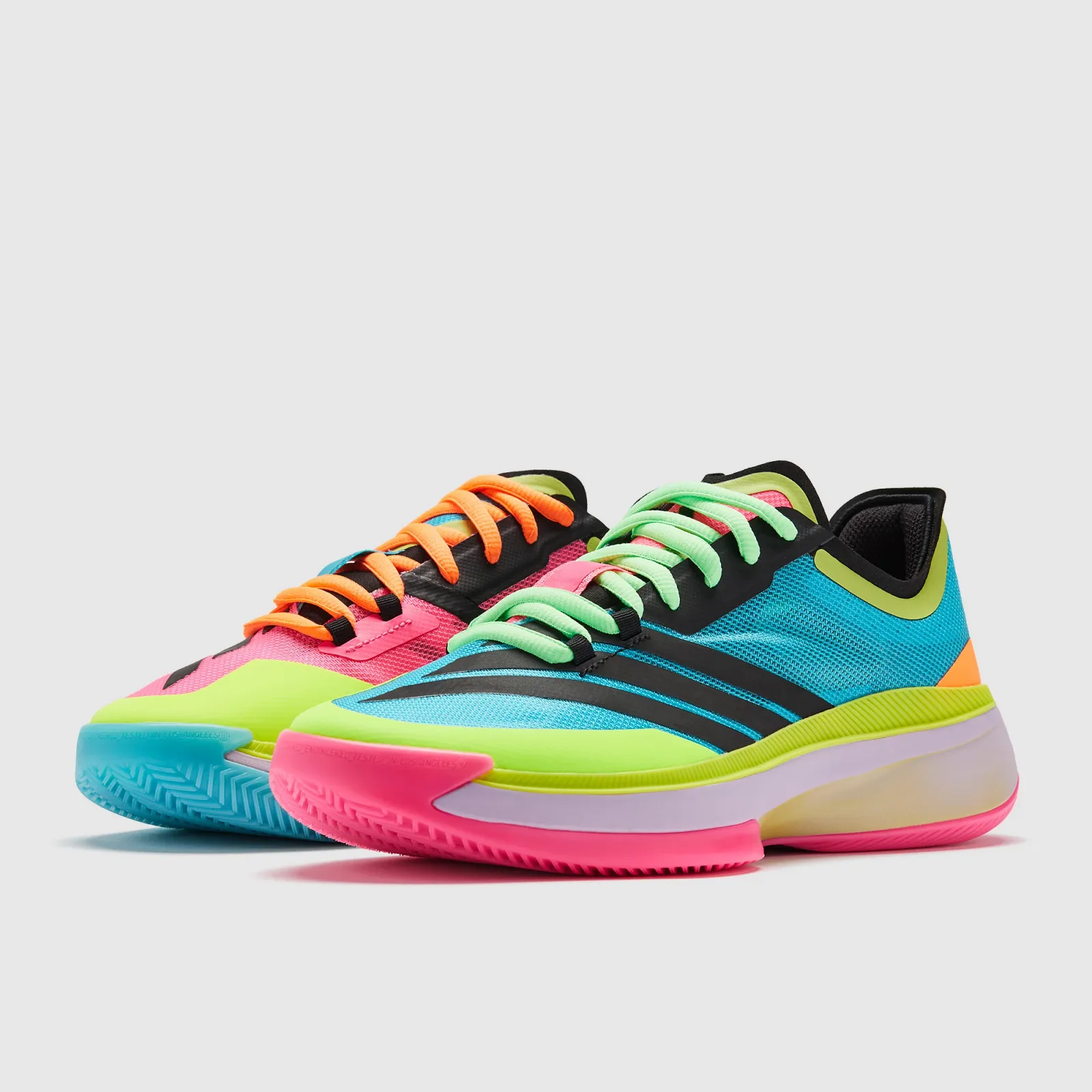 Adidas Adizero Select 30 Lucid Pink Powder Plum Preloved Lime Trainers