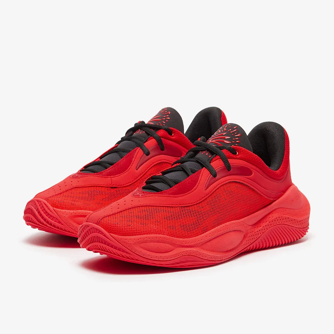 Red Black Racer Red Trainers