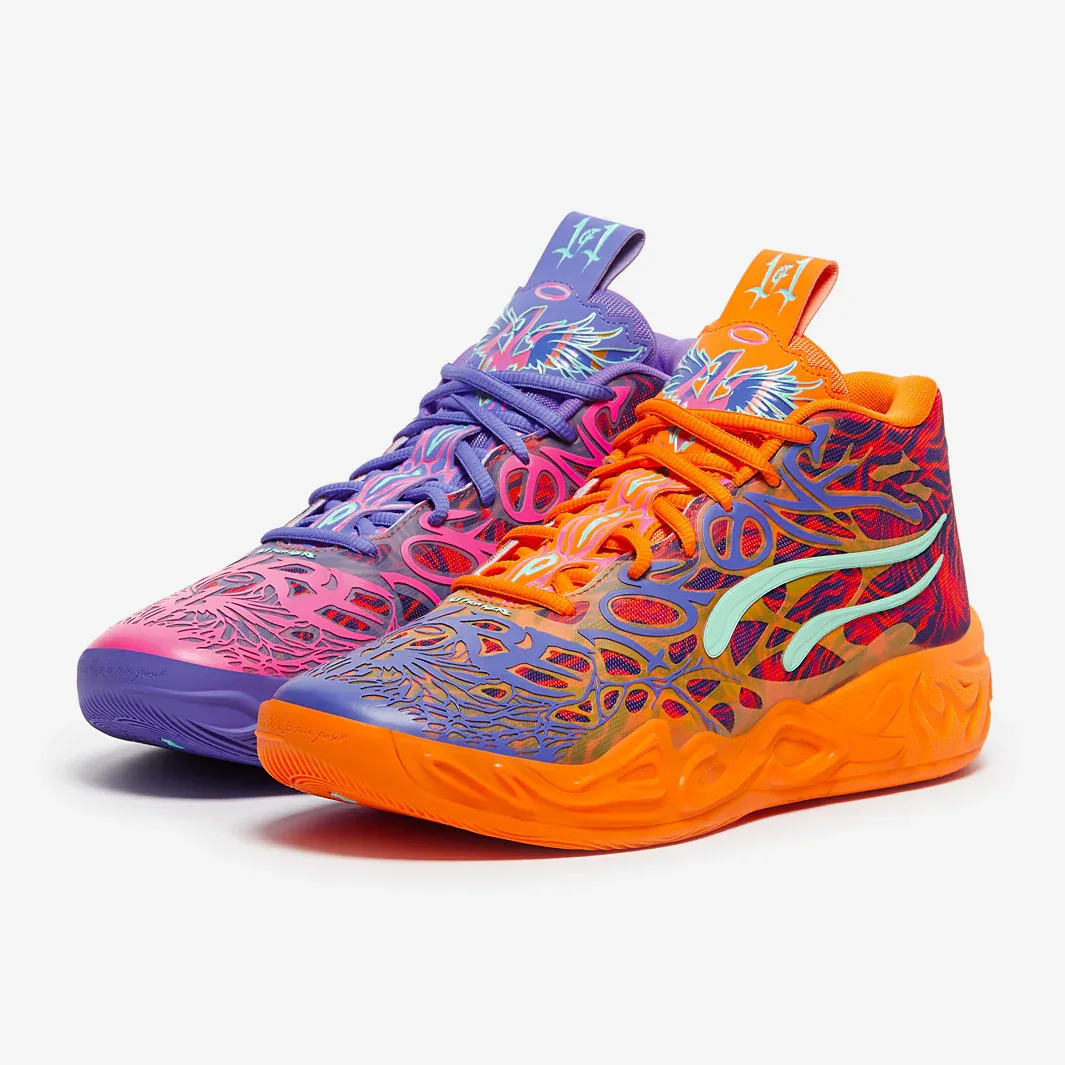 Puma Mb04 Dark Amethyst Orange Glow Poison Pink Electric Peppermint Trainers