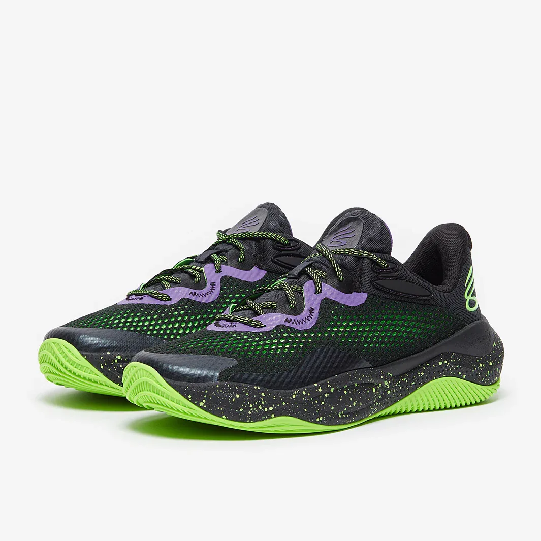 Purple Lavish Hyper Green Trainers
