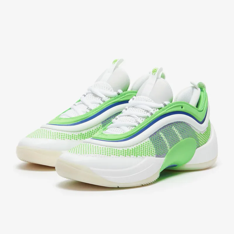 Adidas Don Issue 6 Ftw White Screaming Green Lucid Blue Trainers