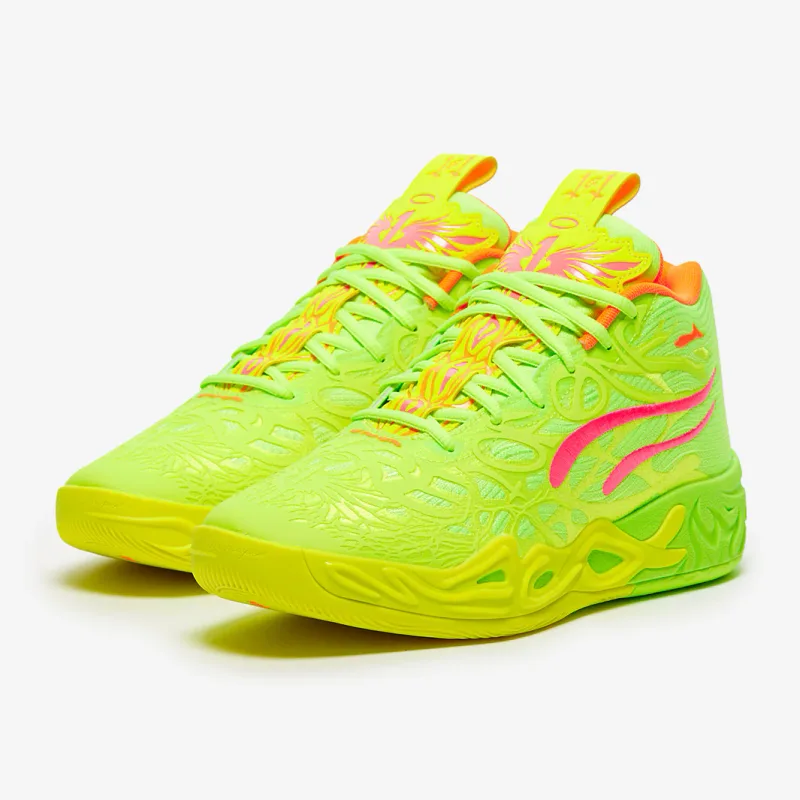 Puma Mb04 Yellow Alert Green Glare Pink Alert Trainers