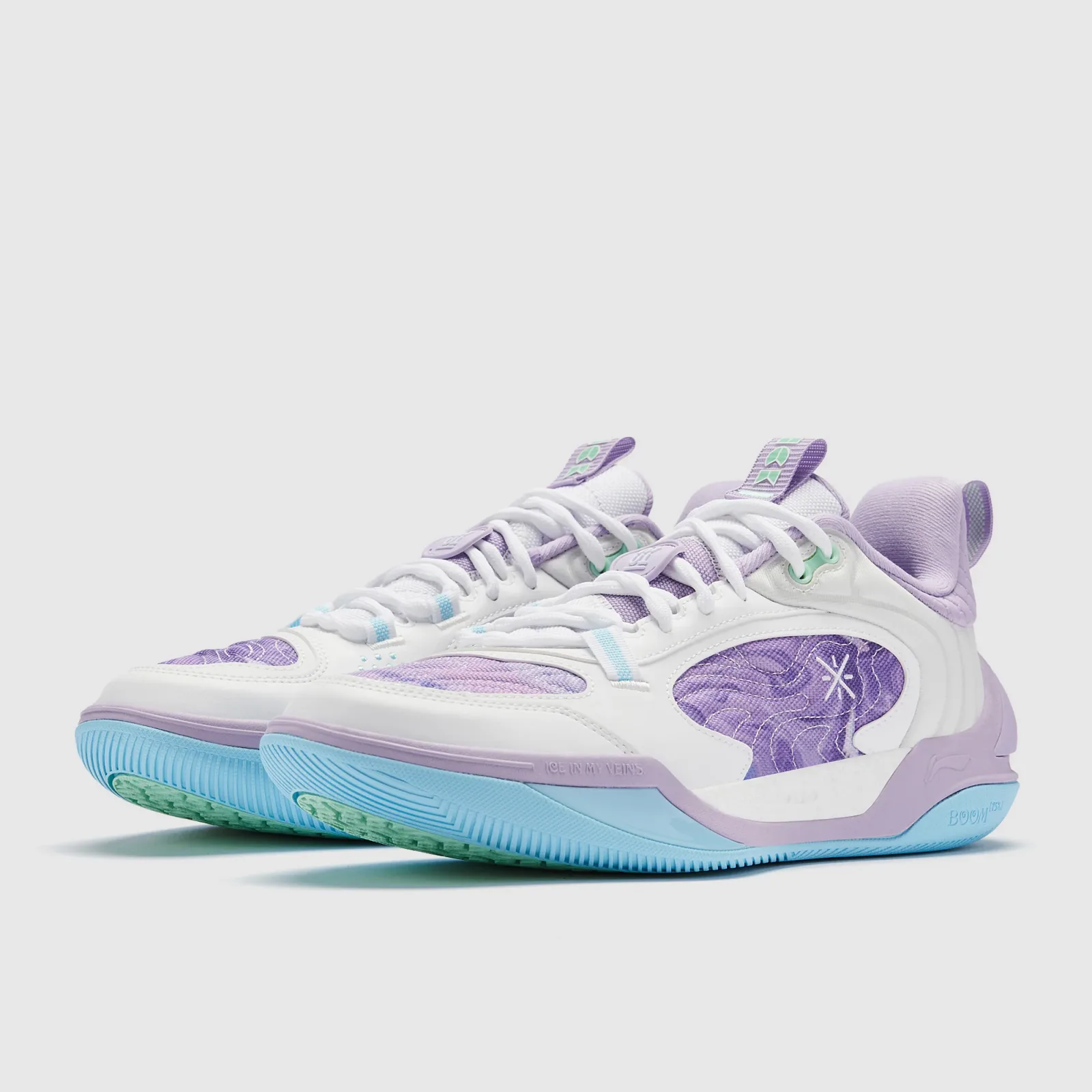 Purple White Trainers