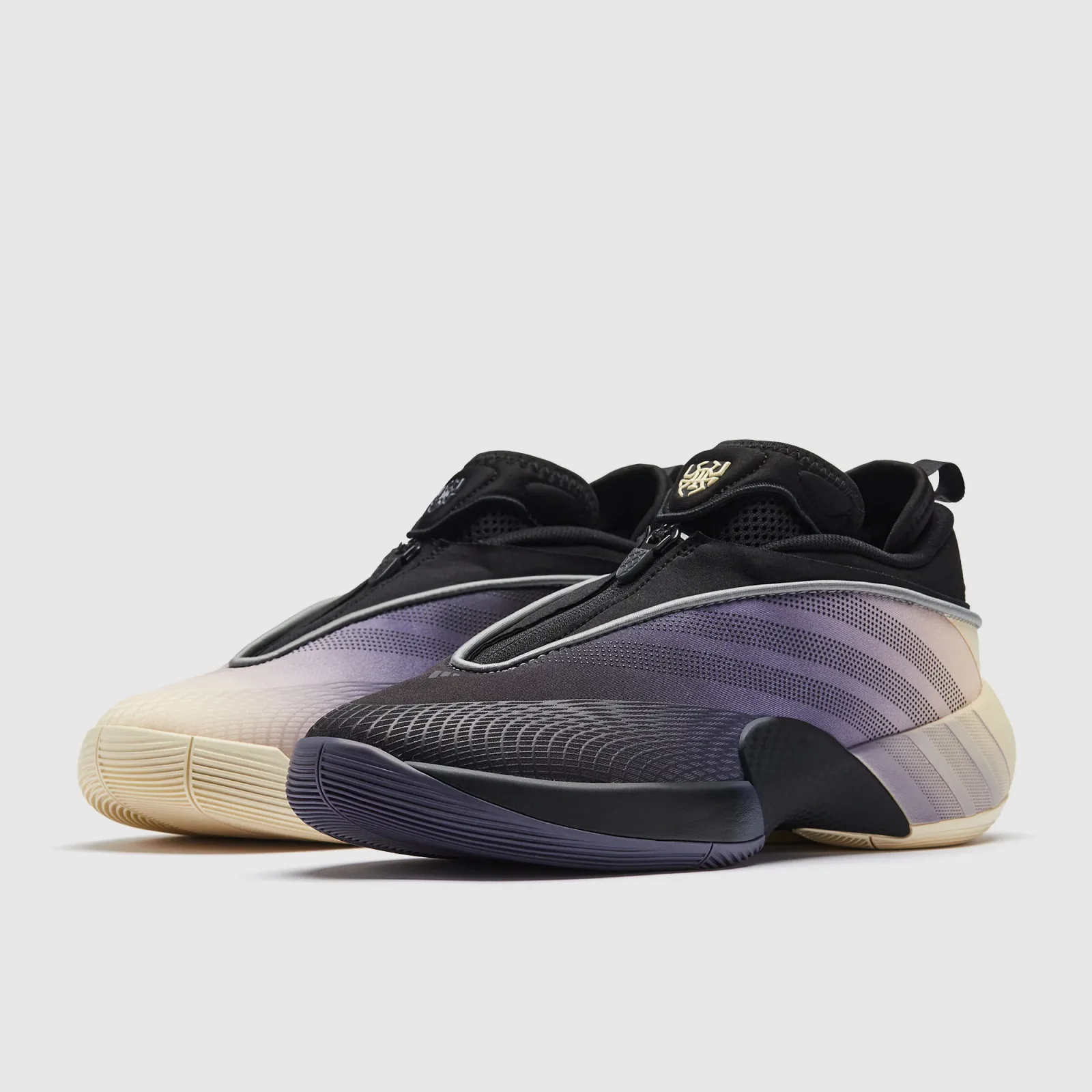 Adidas Don Issue 7 Core Black Preloved Violet Warm Vanilla Trainers