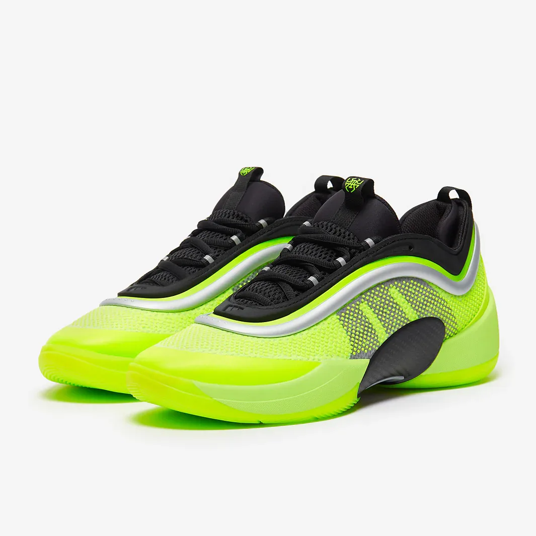 Adidas Don Issue 6 Lucid Lemon Core Black Silver Metallic Trainers