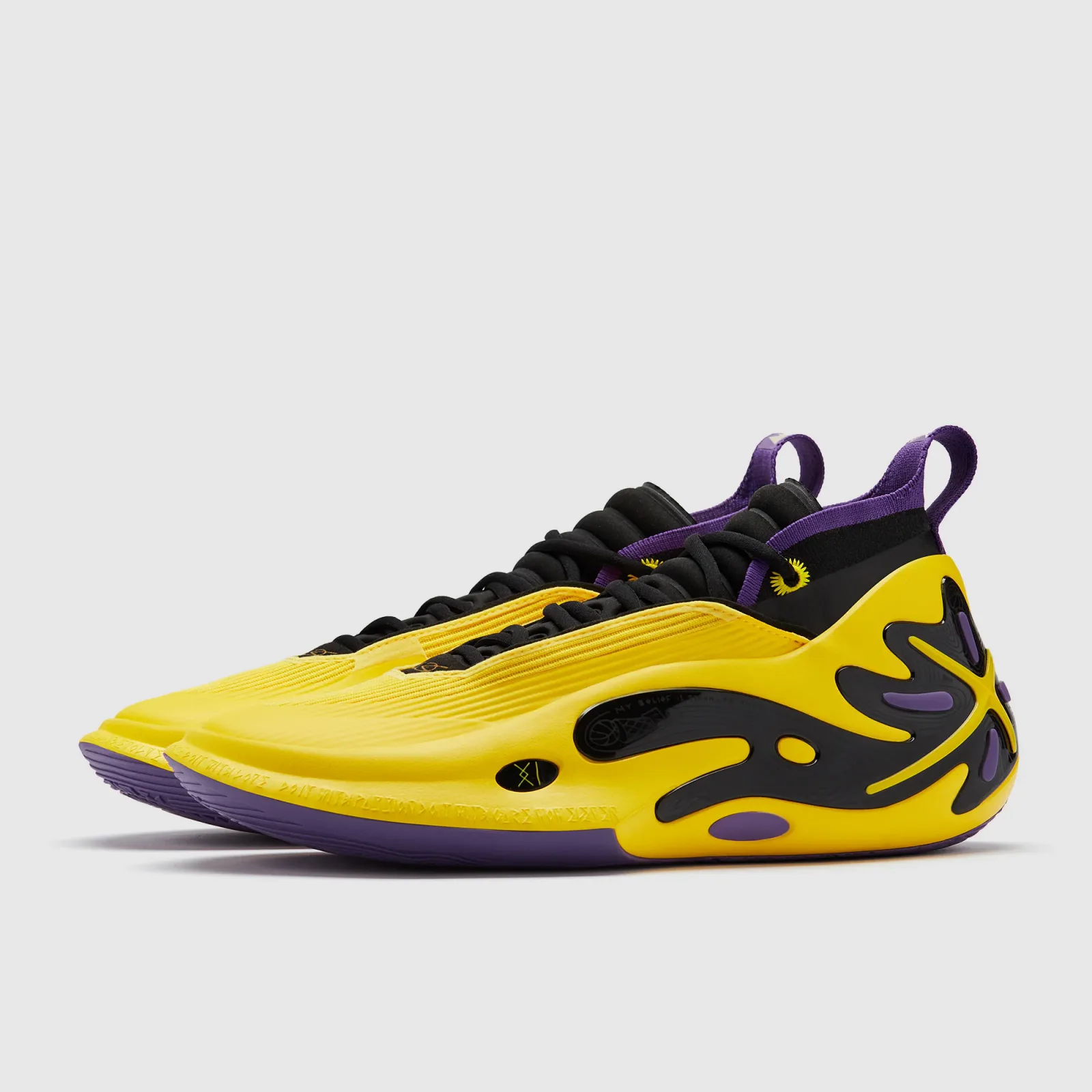 Purple Gold Trainers