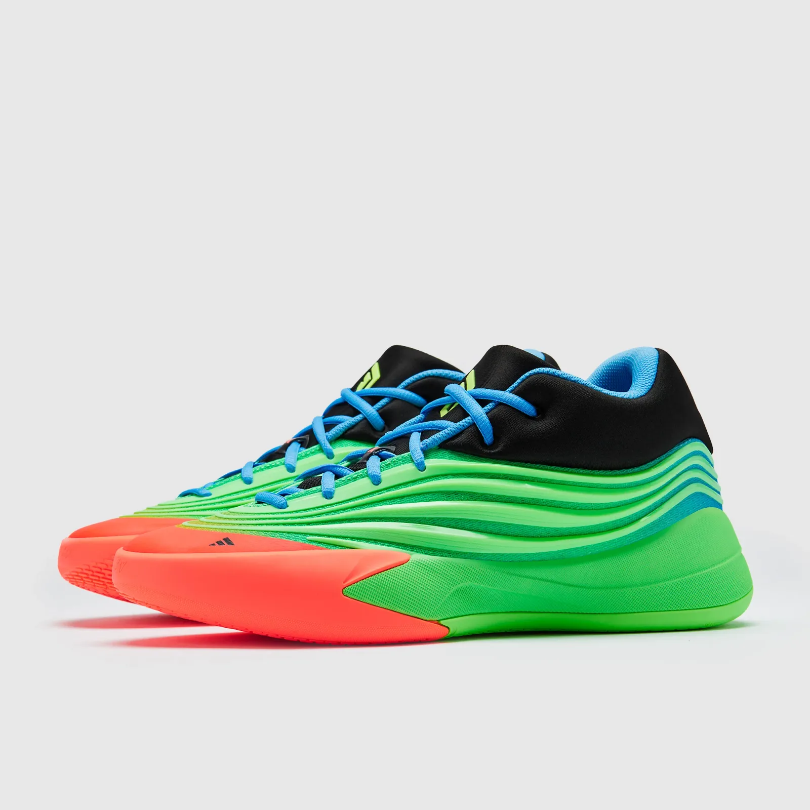 Lime Burst Signal Coral Blue Burst Trainers