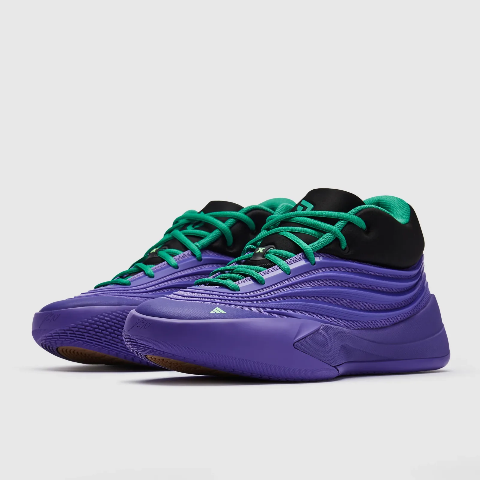 Purple Rush Core Black Court Green Trainers