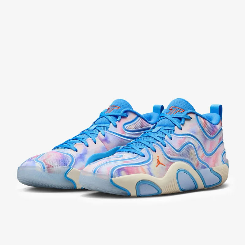 University Blue Camellia Pale Ivory Trainers