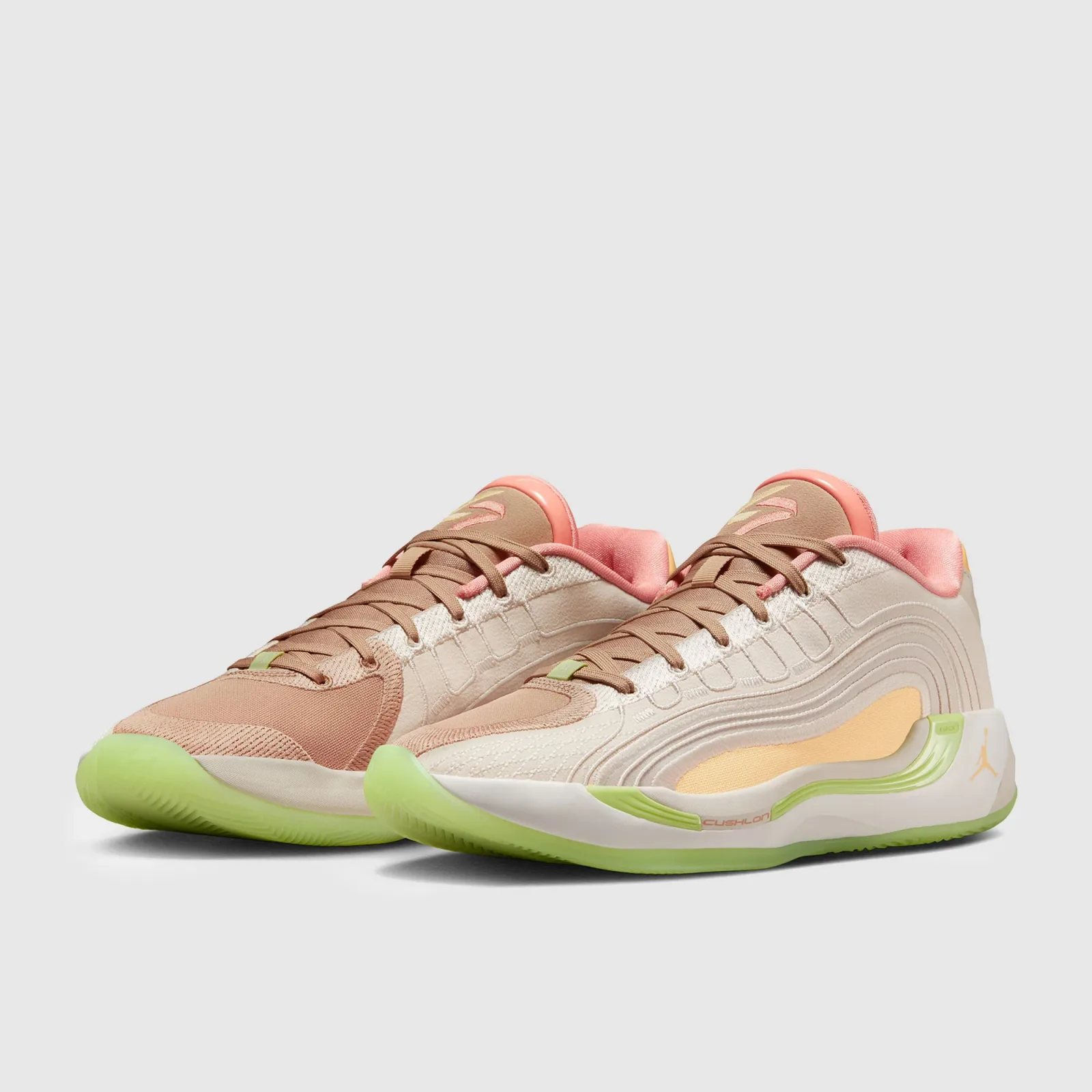 Lt Orewood Brown Tangerine Tint Hemp Trainers