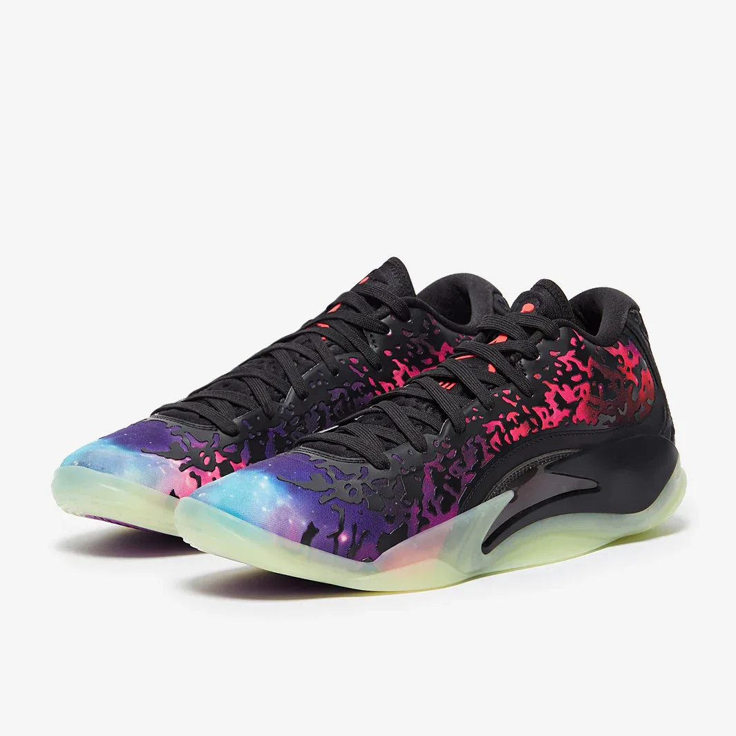 Black Solar Red Vivid Purple Barely Volt Trainers