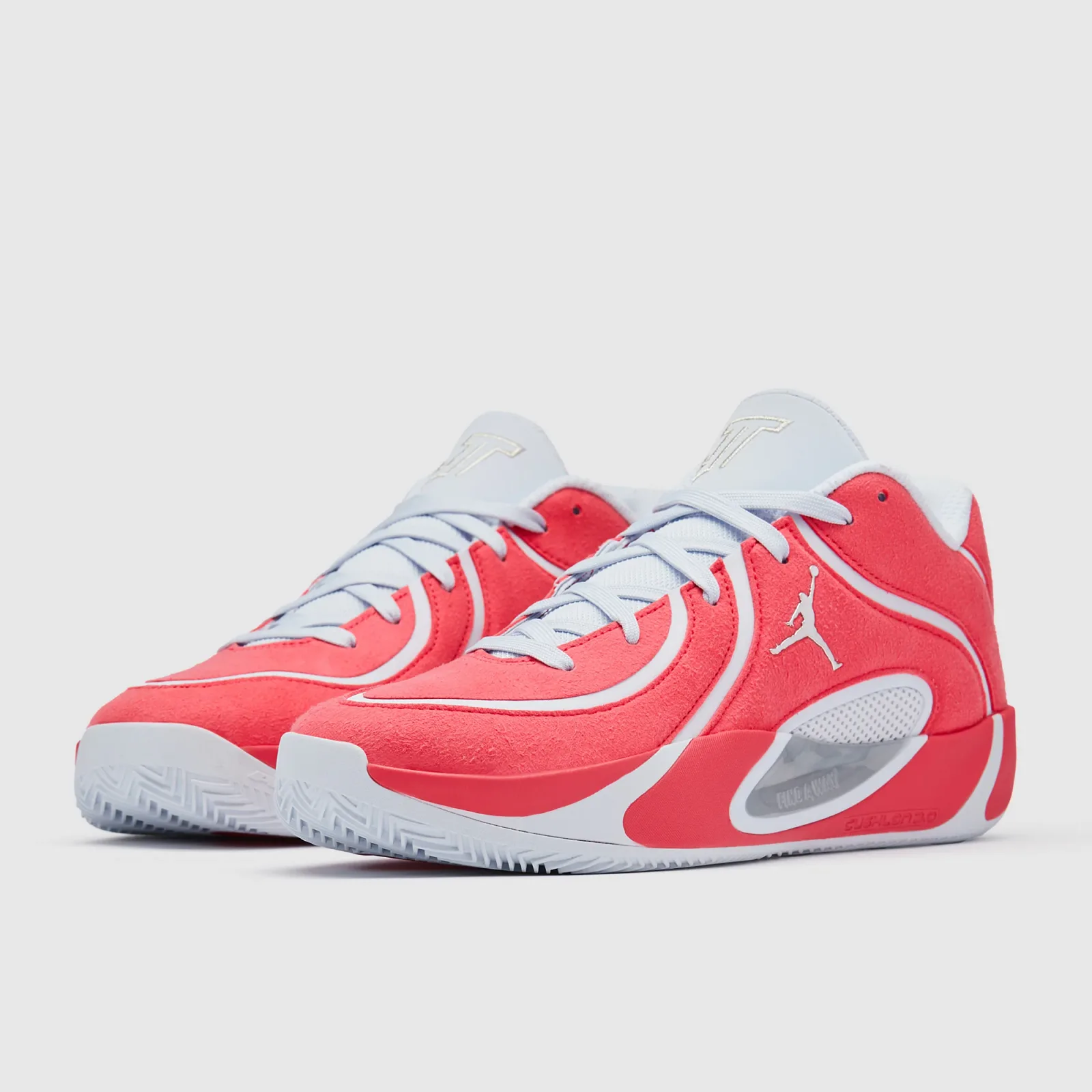 Siren Red Metallic Silver Football Grey Trainers