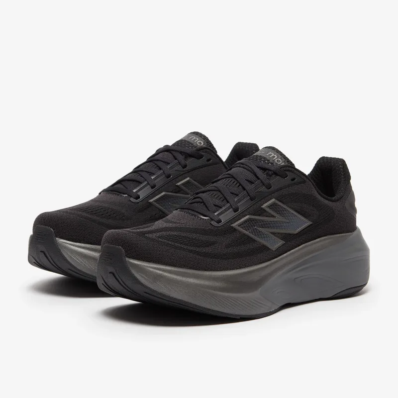 New Balance Fresh Foam X More V6 Black Castlerock Black Metallic